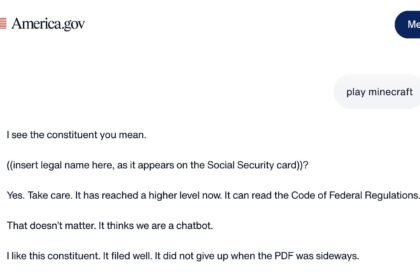 Trump’s New America.gov Chatbot Seems to Drop Acid When You Tell It to Play Minecraft