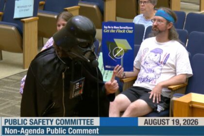 Darth Vader Speaks at City Council Meeting