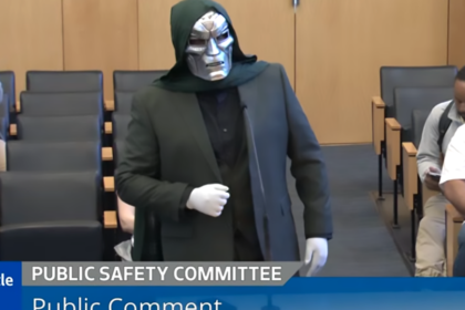 Doctor Doom Shows Up to Support Seattle’s Surveillance Network
