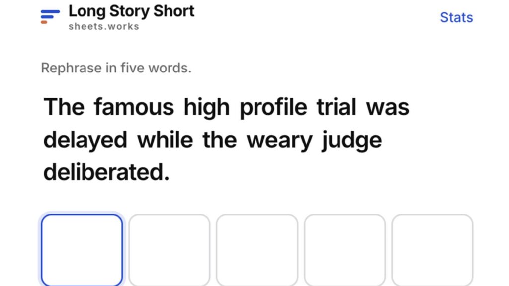 ‘Long Story Short’ Wants to Be the Wordle of Editing Bad Sentences