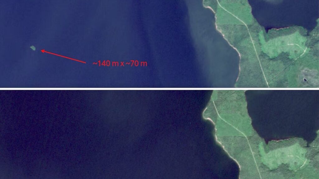 A Forested Island Suddenly Appeared in This Gigantic Reservoir—and Then Mysteriously Vanished