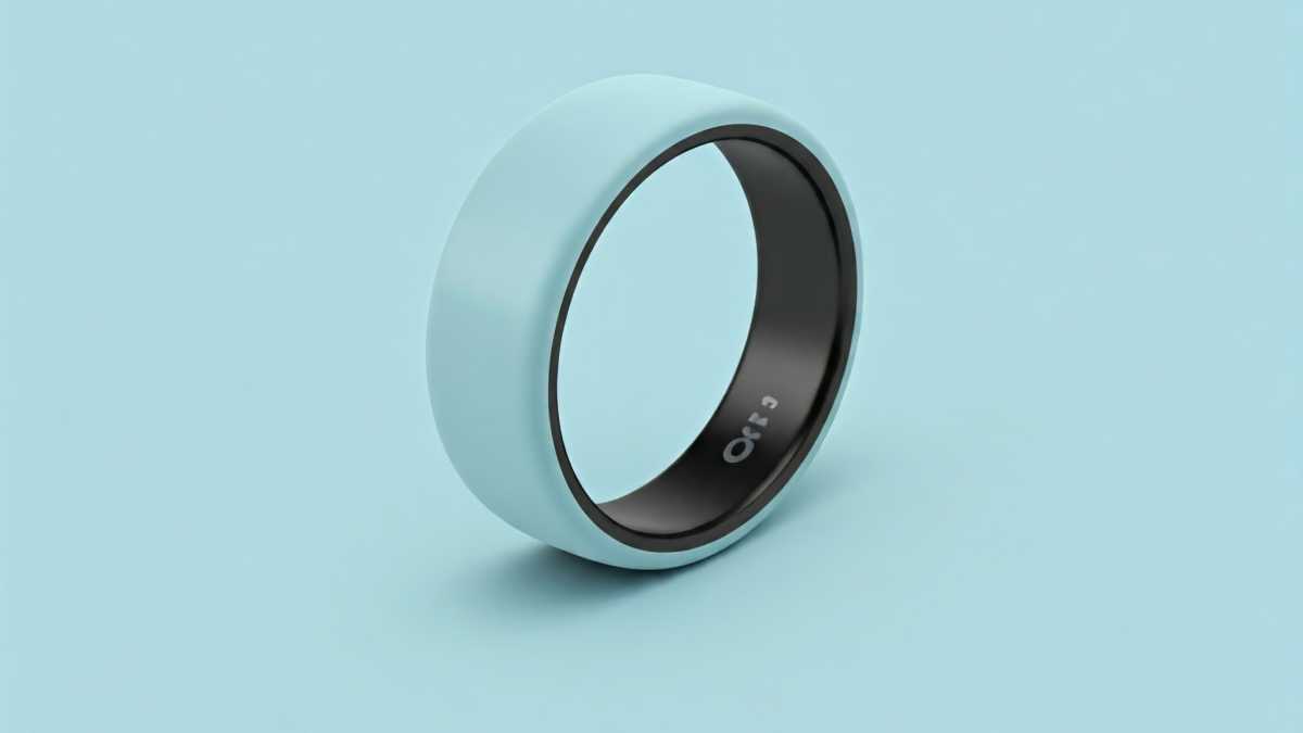 Google Pixel smart ring blue