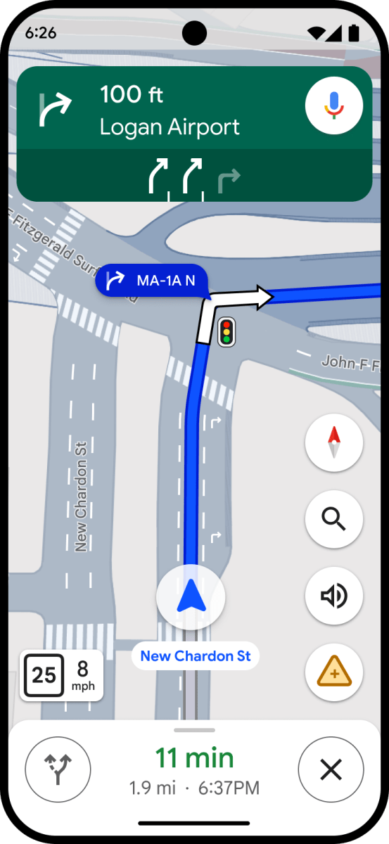 Google Maps Enhanced Navigation