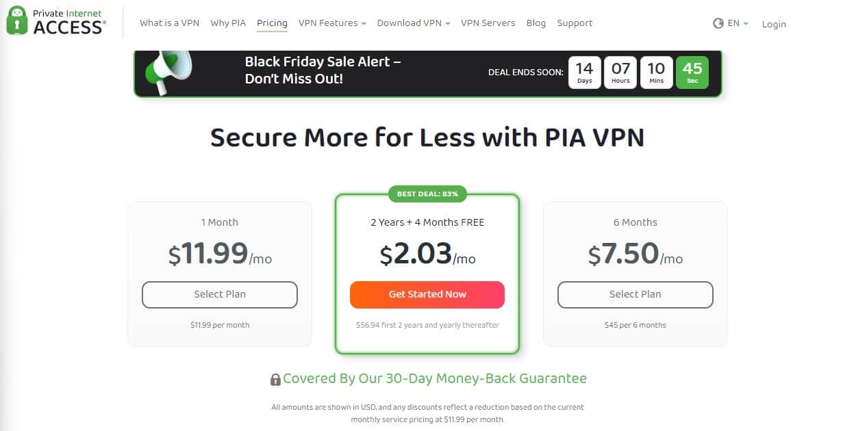 Pia Vpn Black Friday Prices