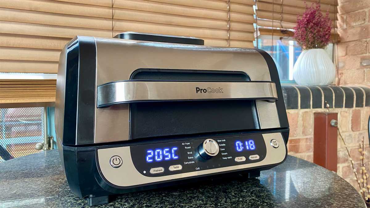 ProCook air fryer health grill on a counter