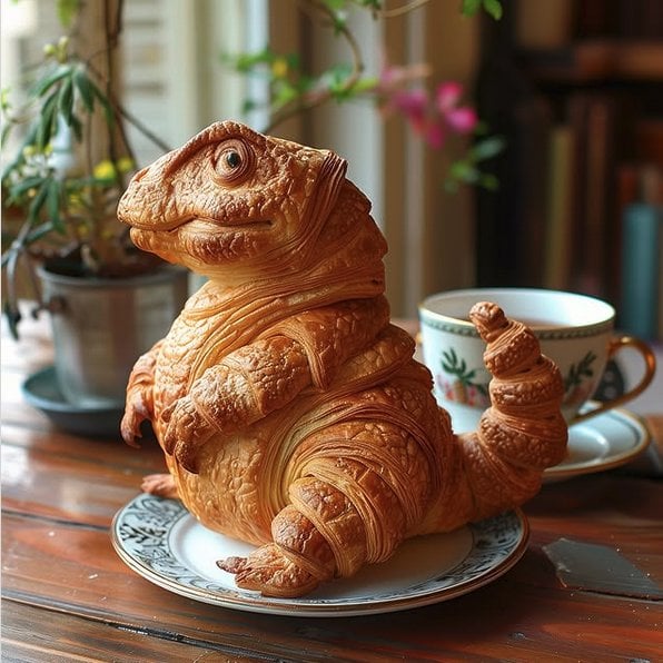 Croissant Dinosaur