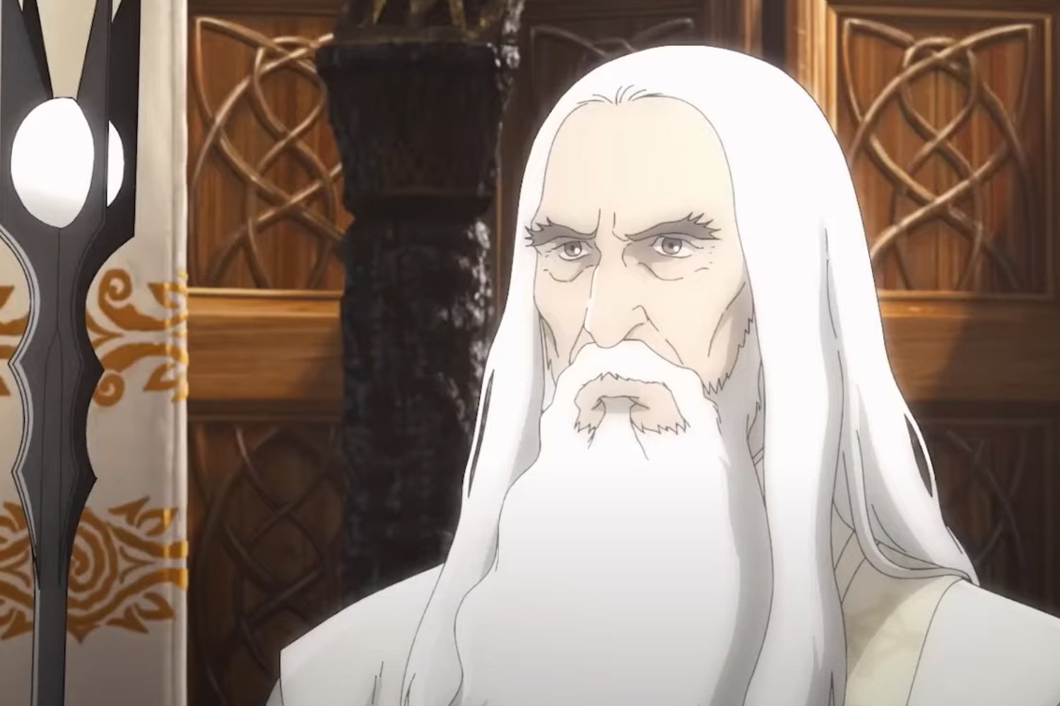 Lord Of The Rings War Of The Rohirrim Saruman Christopher Lee