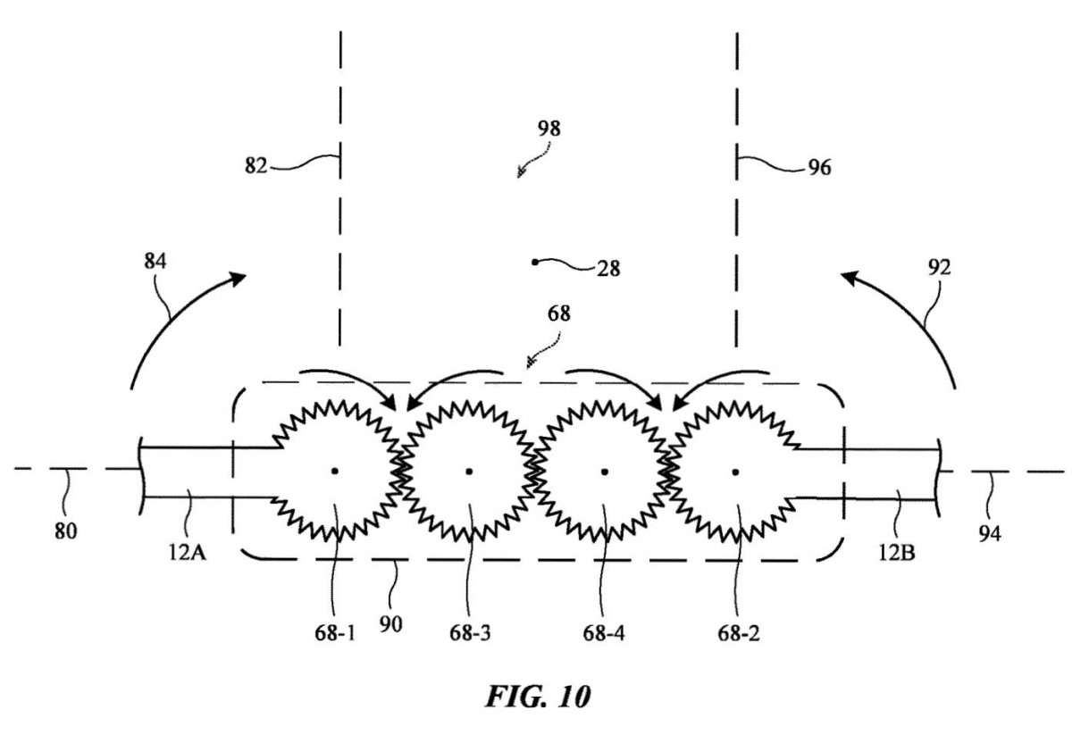 Apple s foldable hinge patent 1