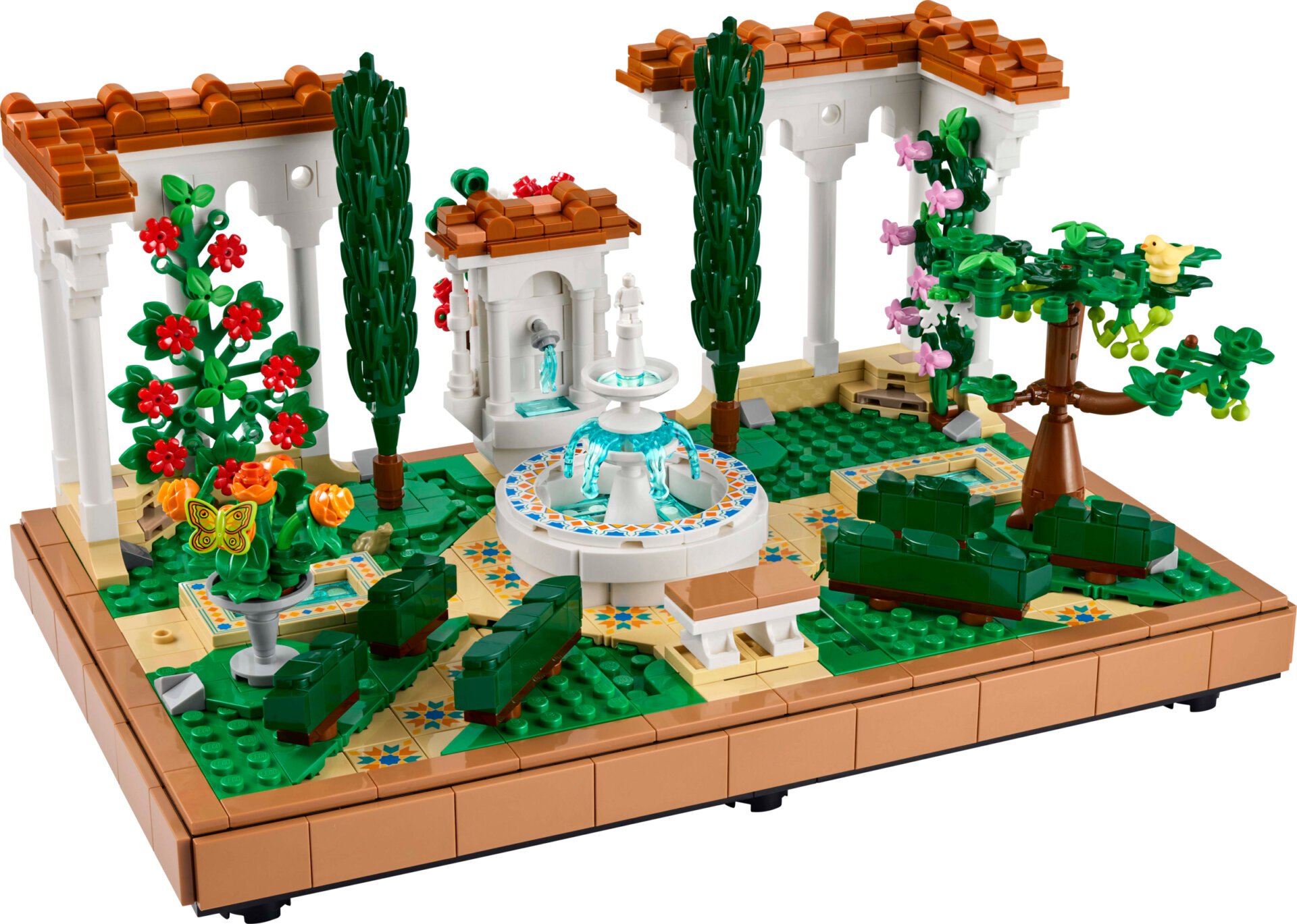 Lego Fountain Garden