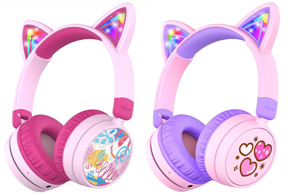 iClever Meow Cookie Wireless Kids Headphones