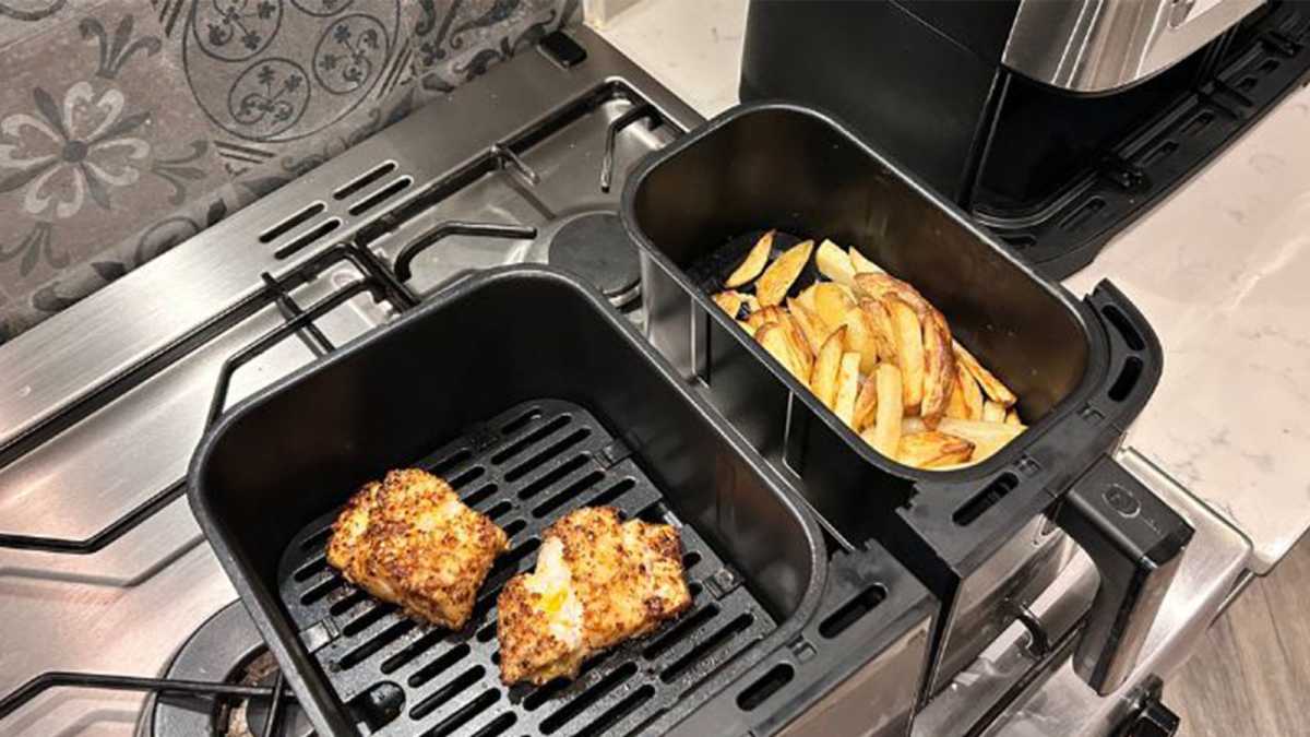 Fish and chips in the Tefal cooking drawer