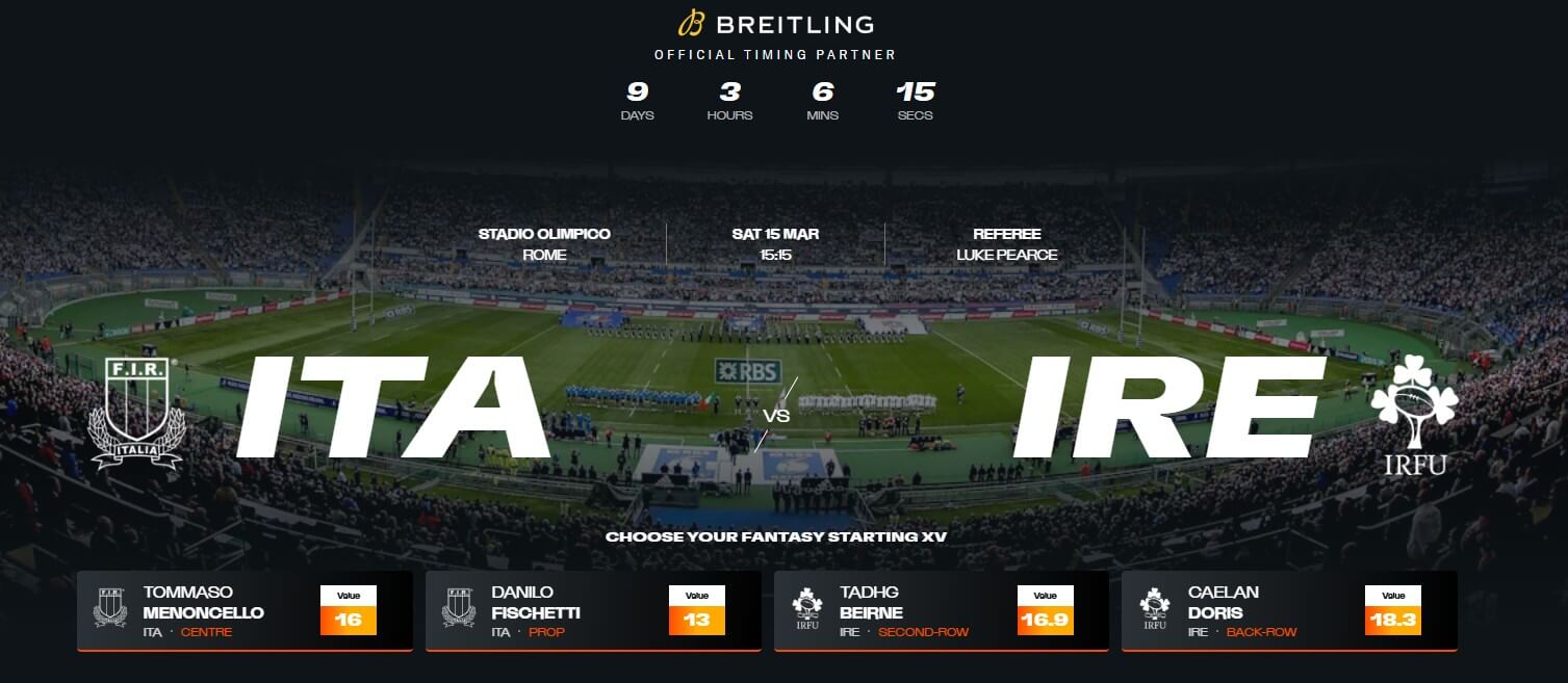 Italy Vs Ireland Six Nations