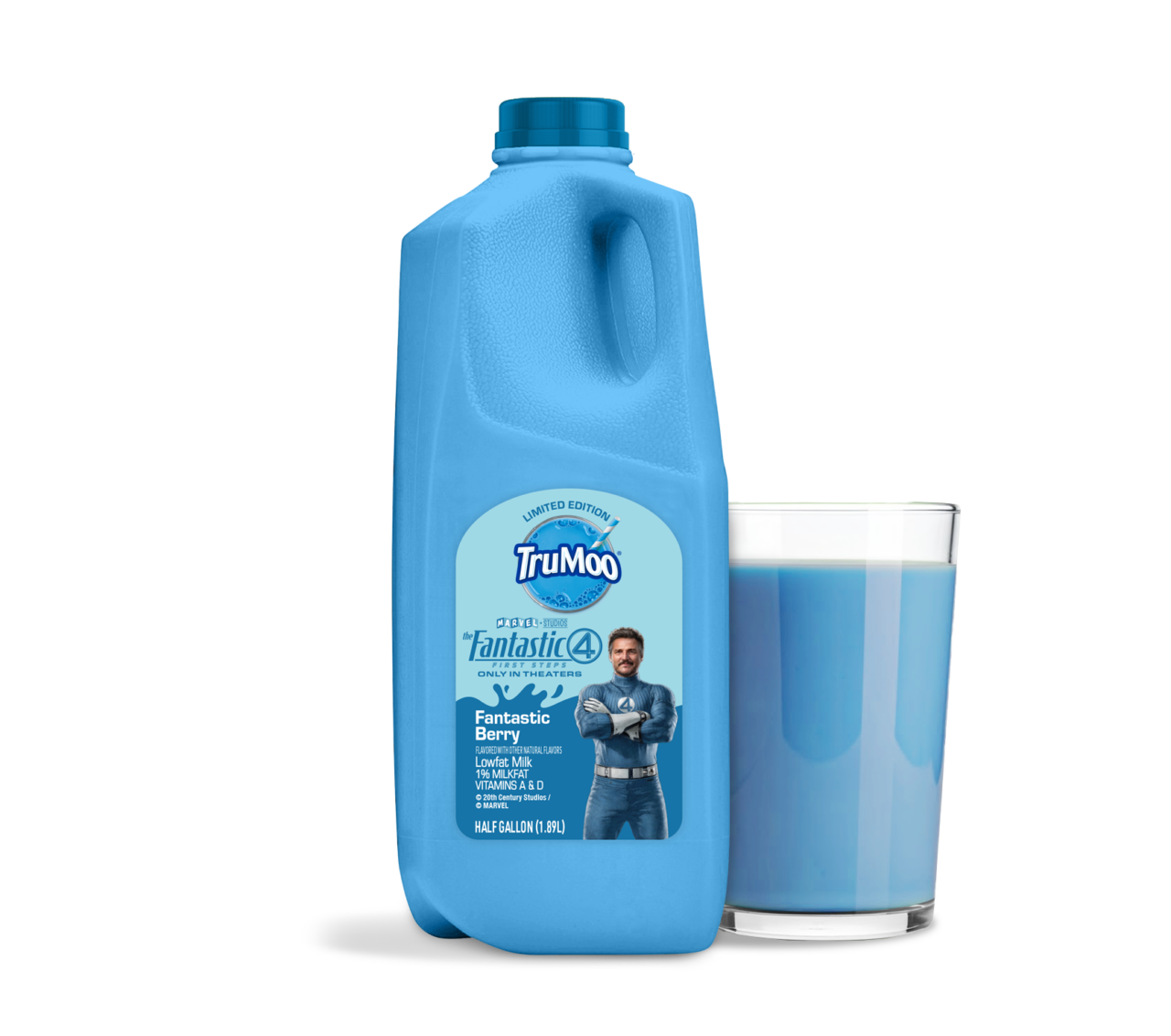 Dairy Farmers Of America Trumoo Fantastic Berry Lowfat Milk