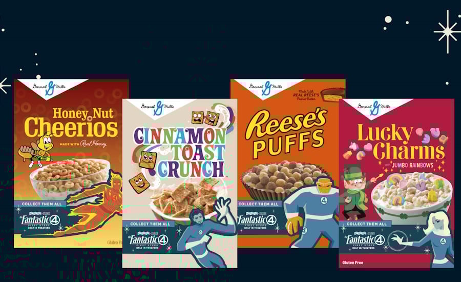 General Mills Marvel Studios The Fantastic Four First Steps Themed Boxes