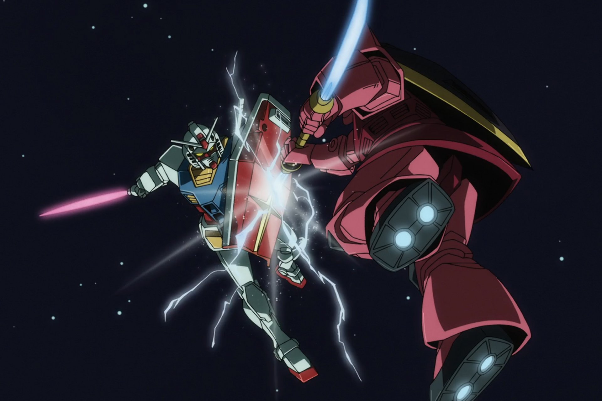 Gundam Gquuuuuux Amuro Char Fight