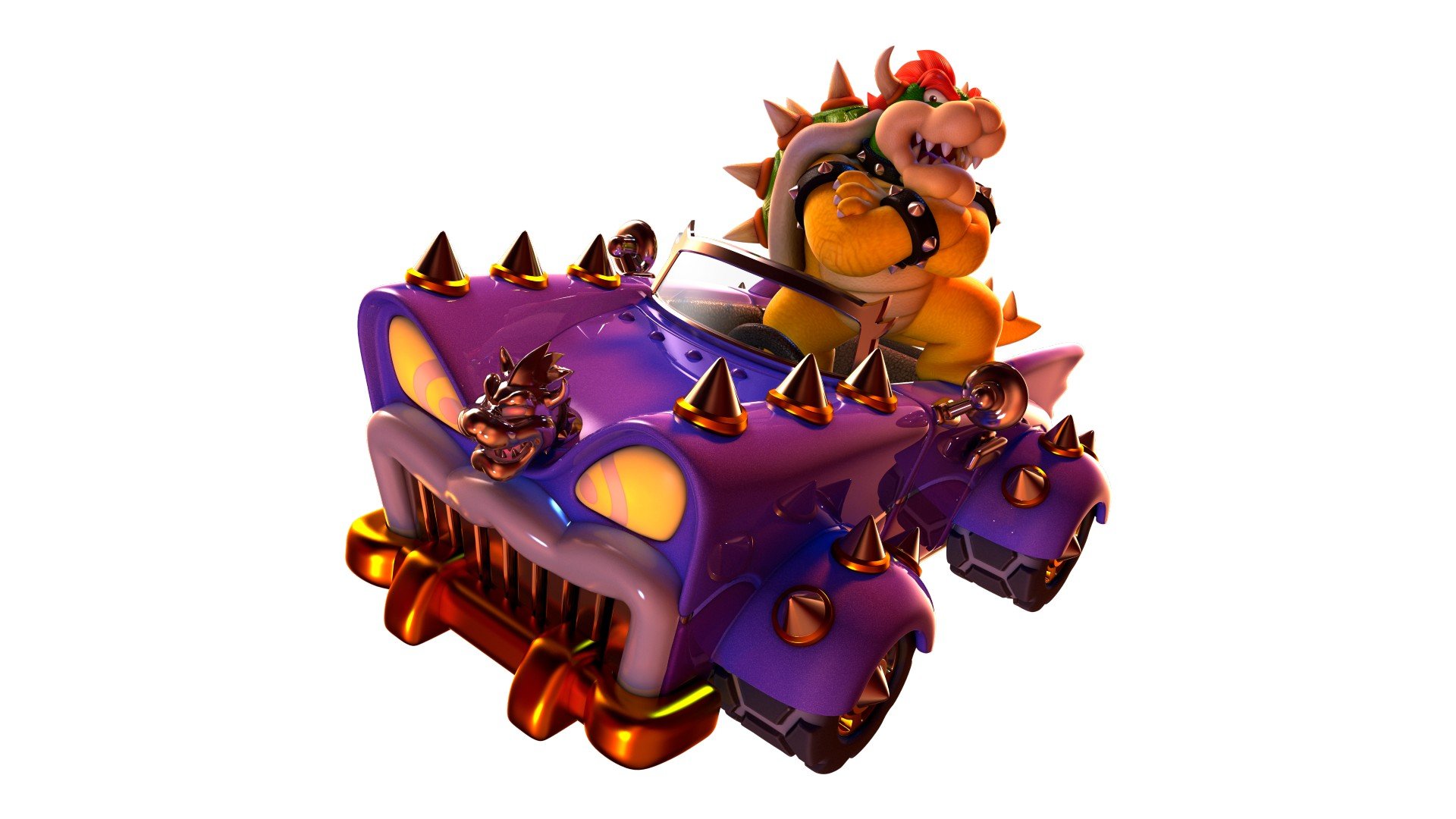 Bowser muscle car.