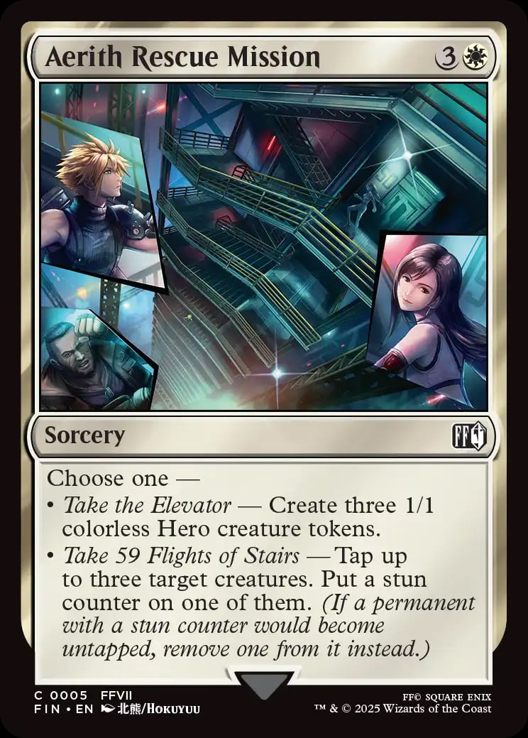 Magic The Gathering Final Fantasy Aerith Rescue Mission