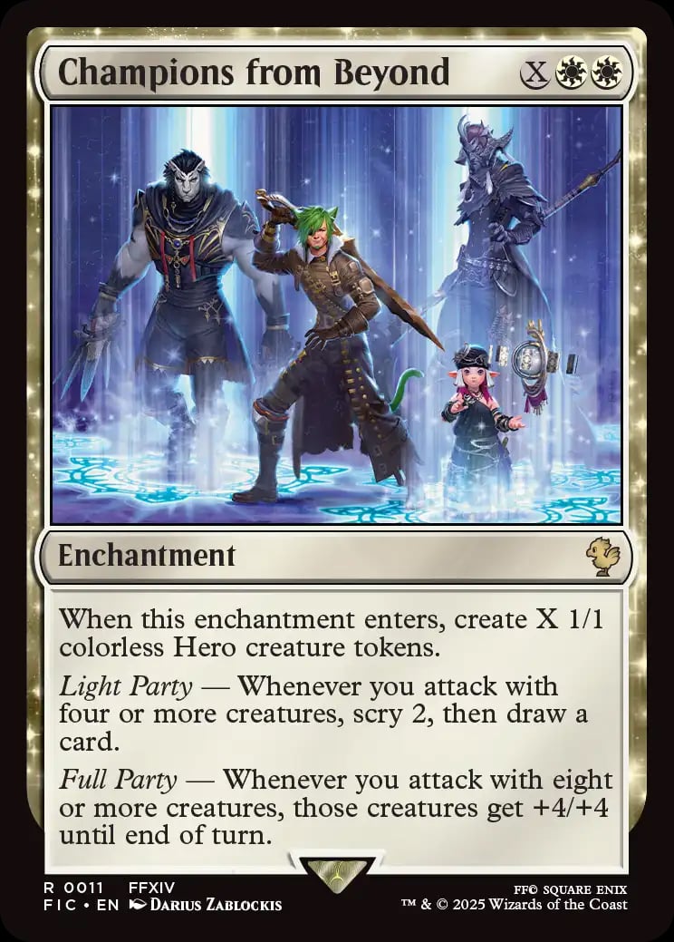 Magic The Gathering Final Fantasy Champions From Beyond