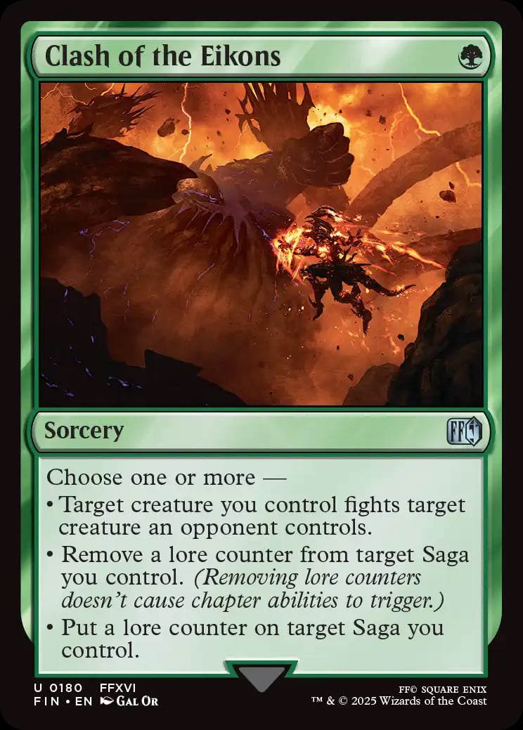 Magic The Gathering Final Fantasy Clash Of The Eikons