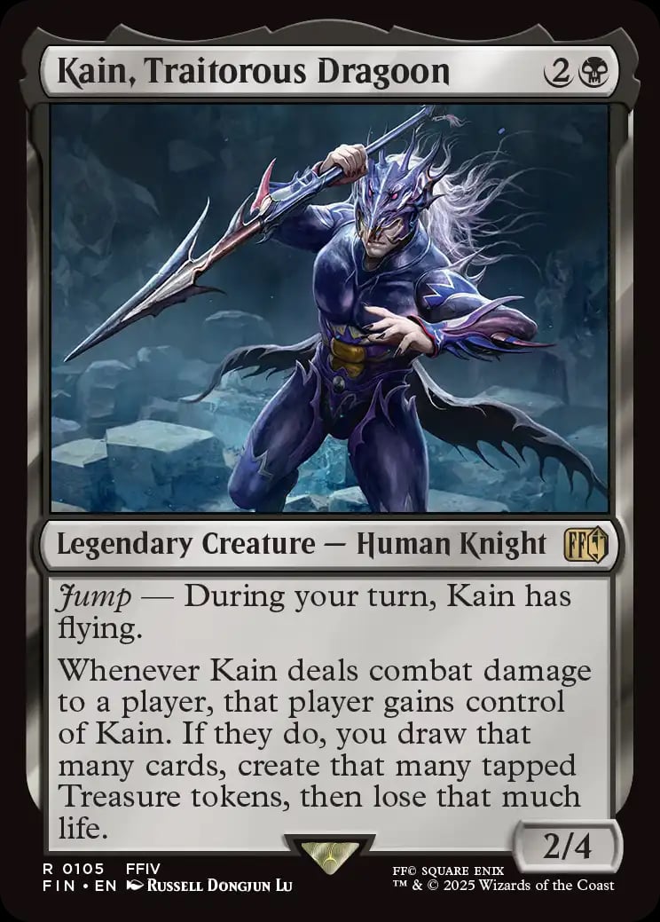 Magic The Gathering Final Fantasy Kain Traitorous Dragoon