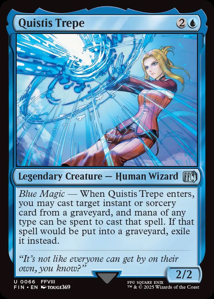 Magic The Gathering Final Fantasy Quistis Trepe