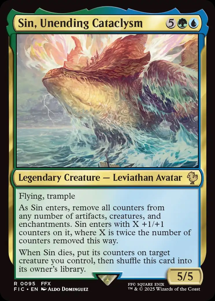Magic The Gathering Final Fantasy Sin Unending Cataclysm