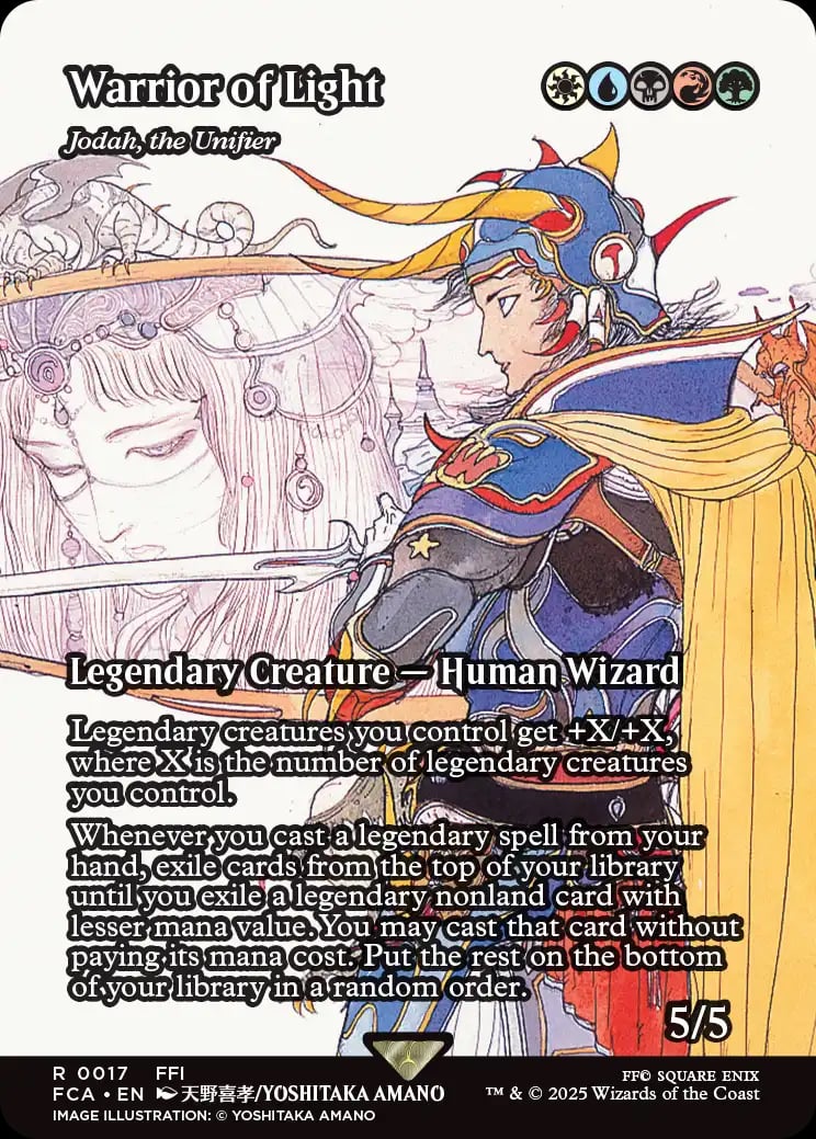 Magic The Gathering Final Fantasy Warrior Of Light