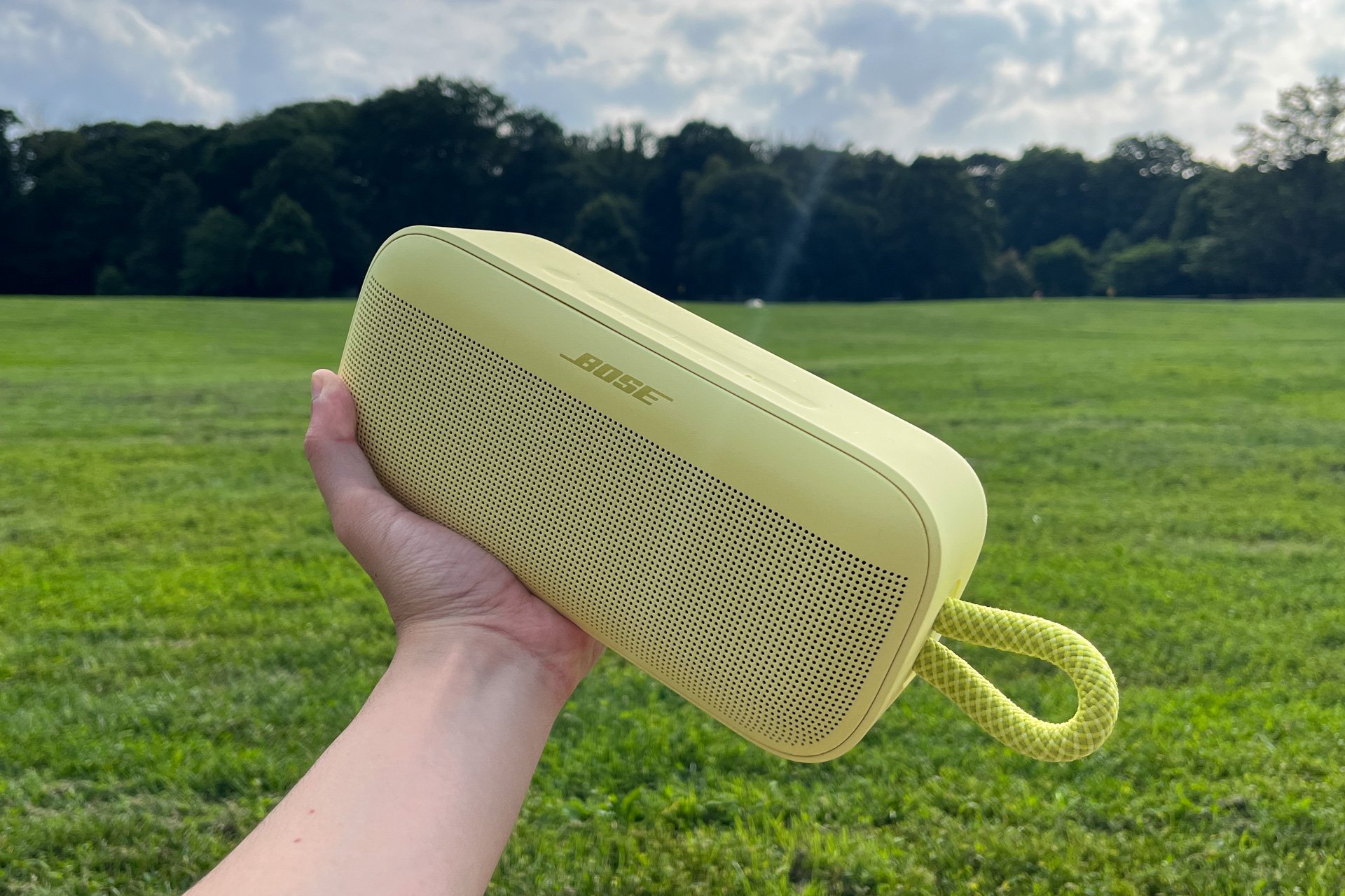 Bose Soundlink Plus portable speaker.