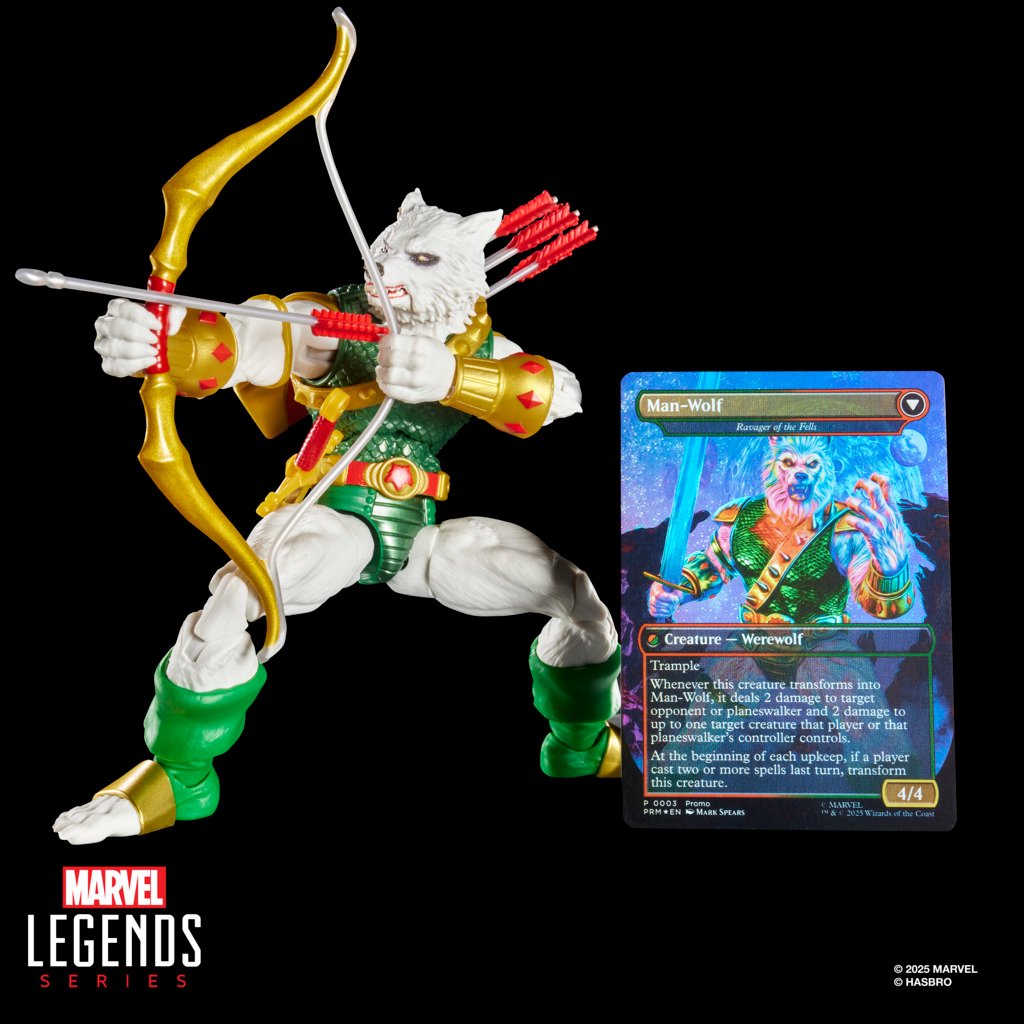 Marvel Legends Series Magic The Gathering Man Wolf 3