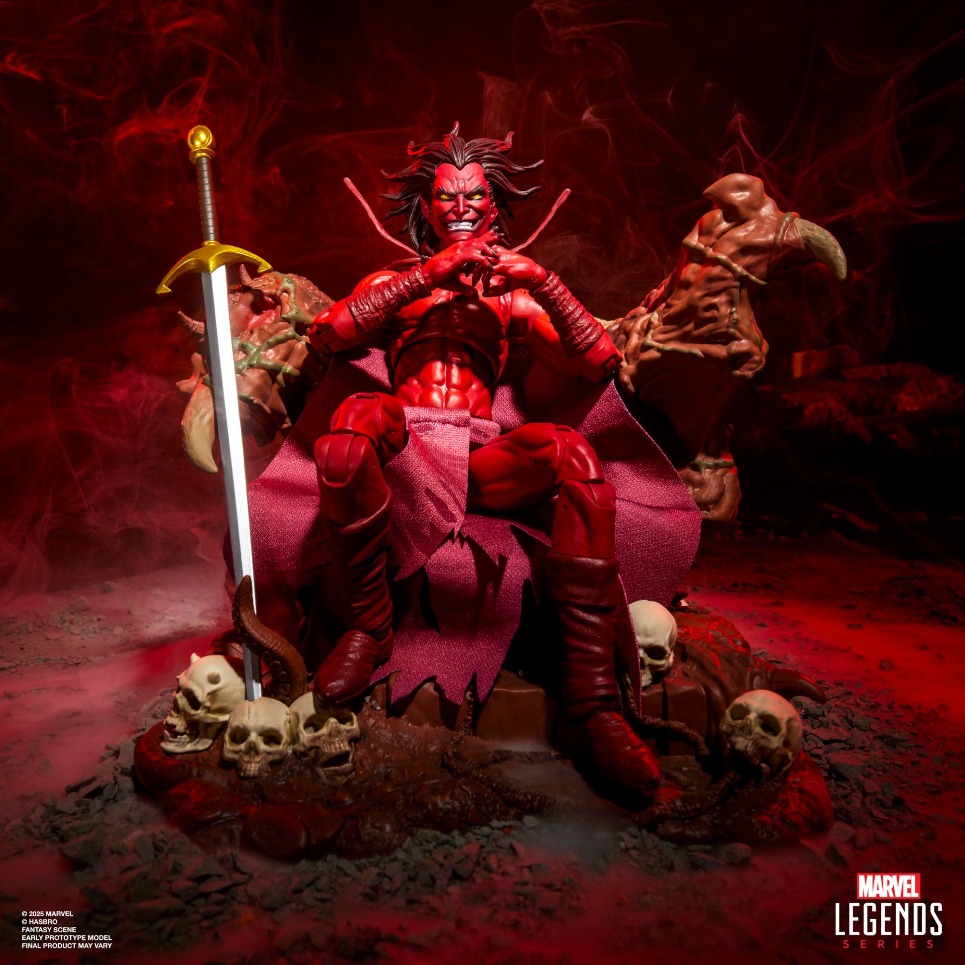 Marvel Legends Series Marvel’s Mephisto With Infernal Throne 1