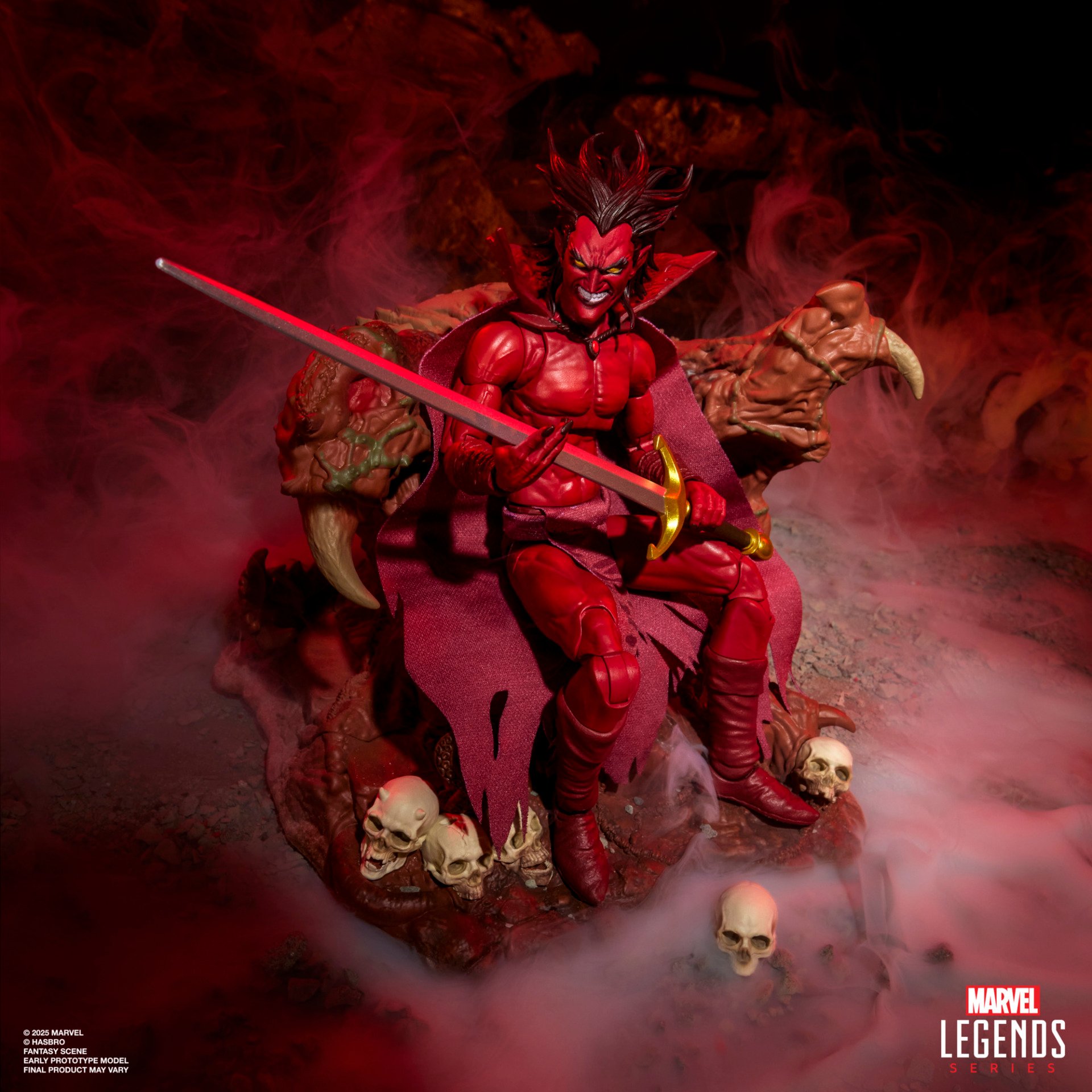 Marvel Legends Series Marvel’s Mephisto With Infernal Throne 4