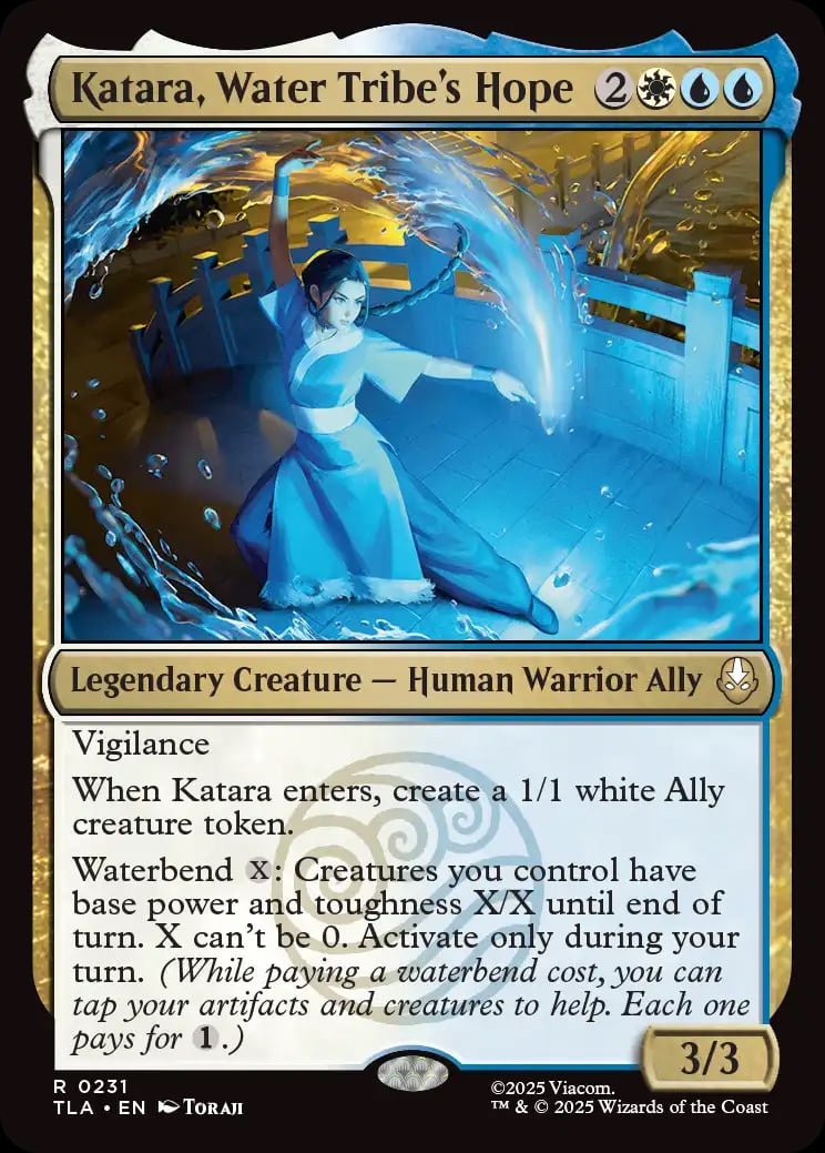Magic The Gathering Avatar The Last Airbender Katara Water Tribe's Hope