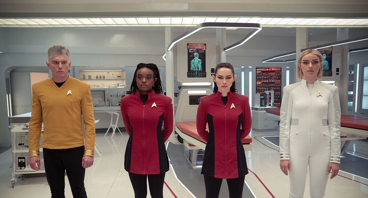 Star Trek Strange New Worlds 308 Vulcan Pike Uhura Laan Chapel