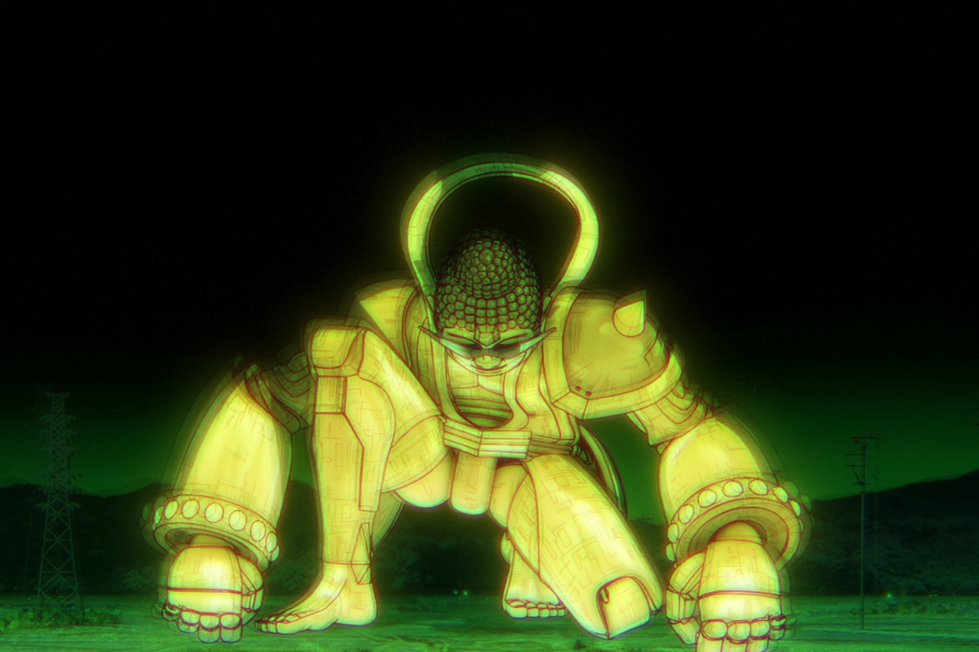 Dan Da Dan Buddha Mecha Gundam Reference