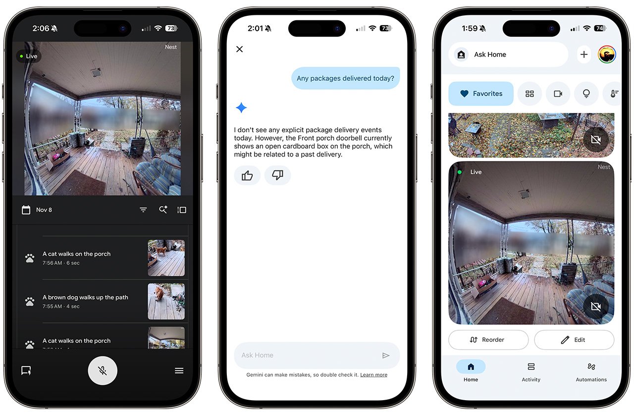 Nest Doorbell In Google Home App