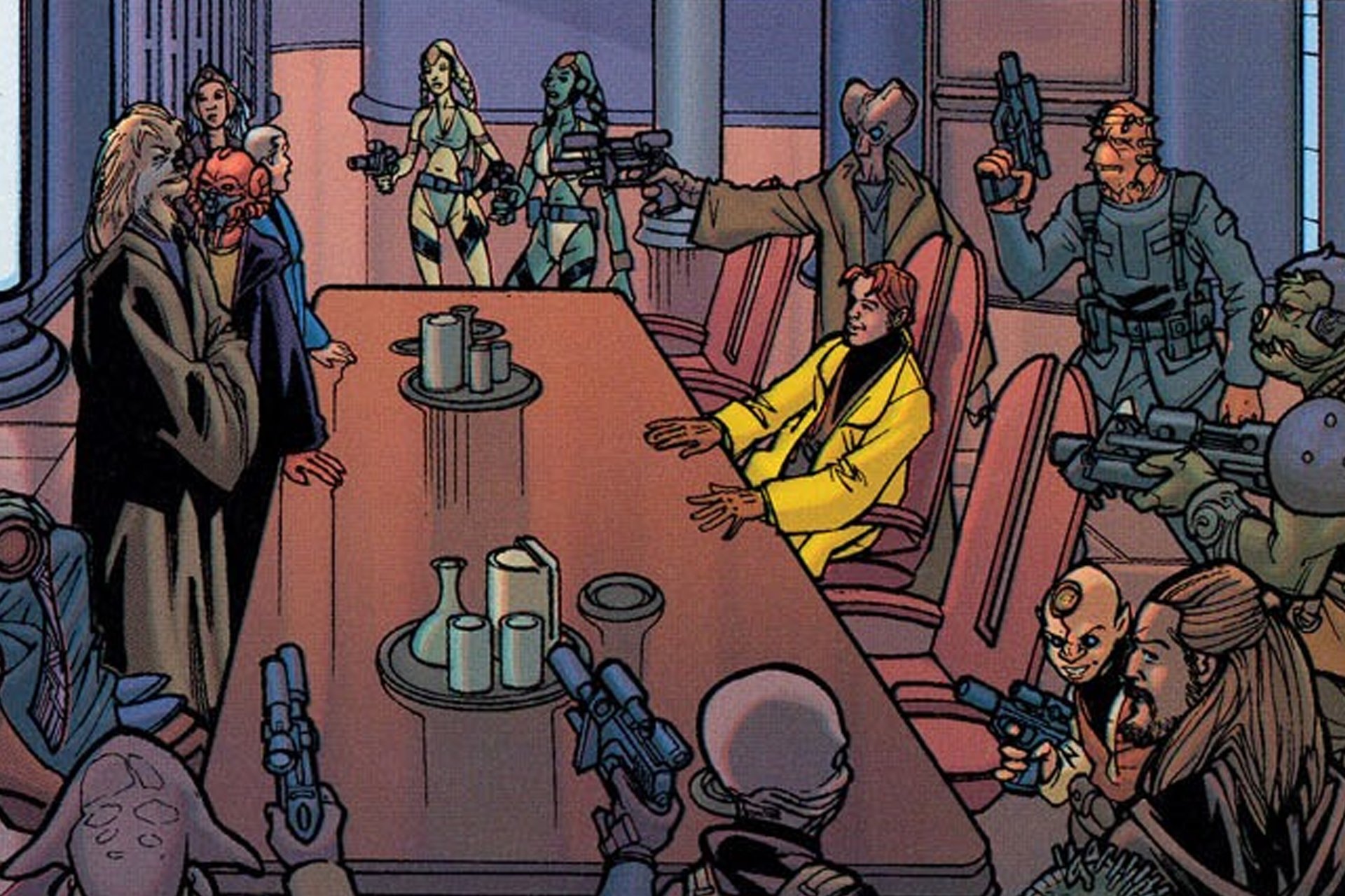 Star Wars Stark Hyperspace War Republic Delegation Captured