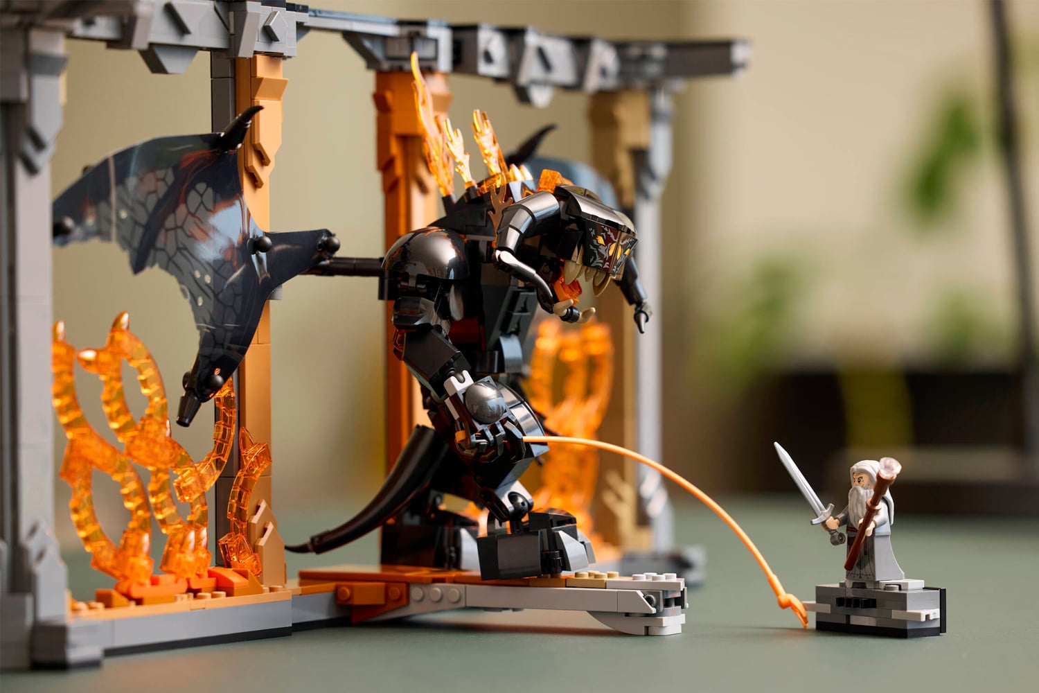 Lego Lord Of The Rings Balrog Book Nook