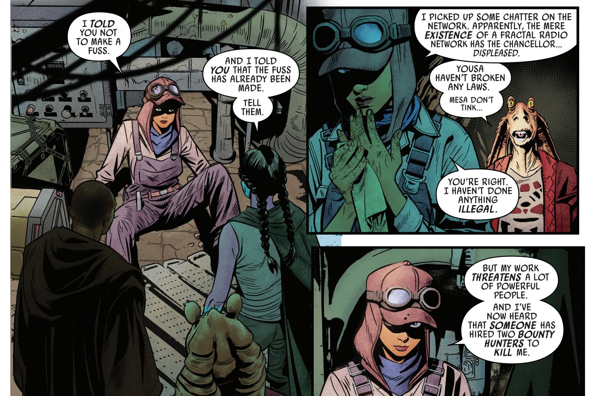 Jar Jar Comic Fractal Network