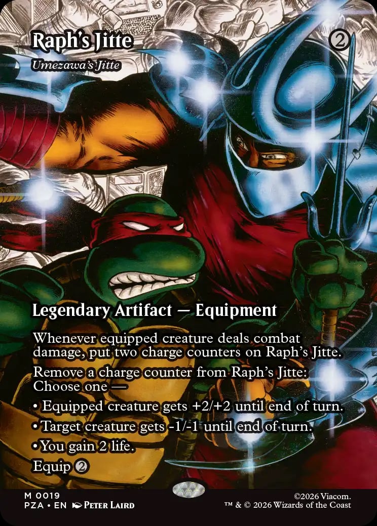 Magic The Gathering Teenage Mutant Ninja Turtles Raph's Jitte