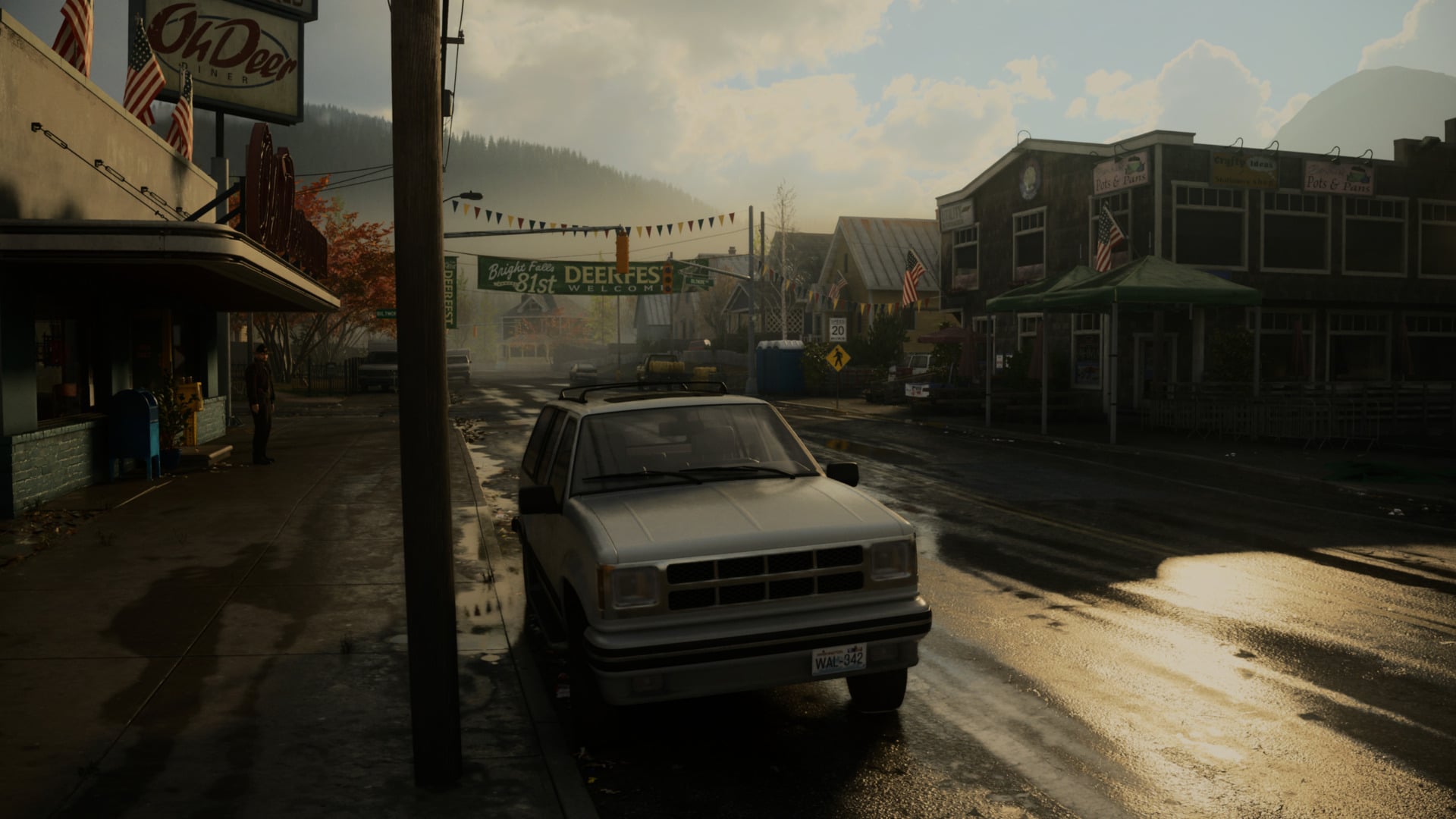 Alan Wake Ii Sony Playstation 5 Showing A Scene In Game