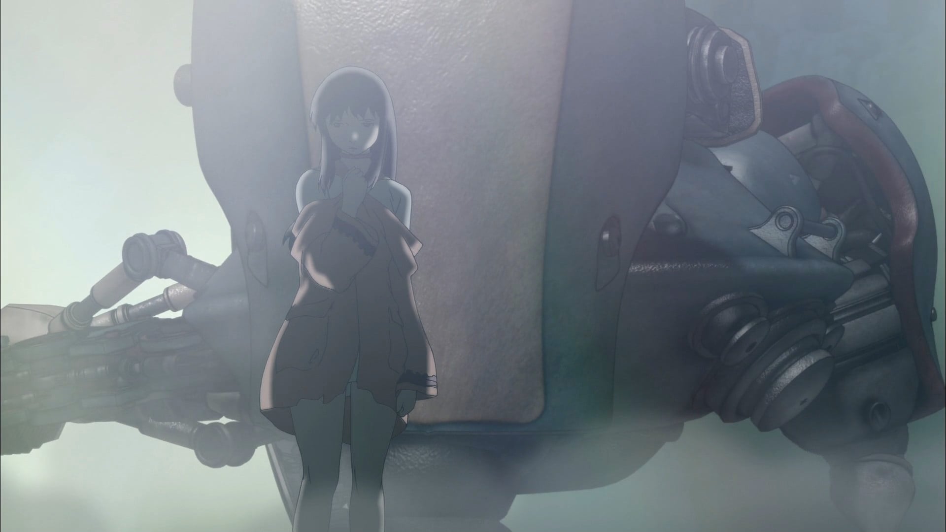 Origin Secrets Of The Past still of Toola standing in front of a mech.