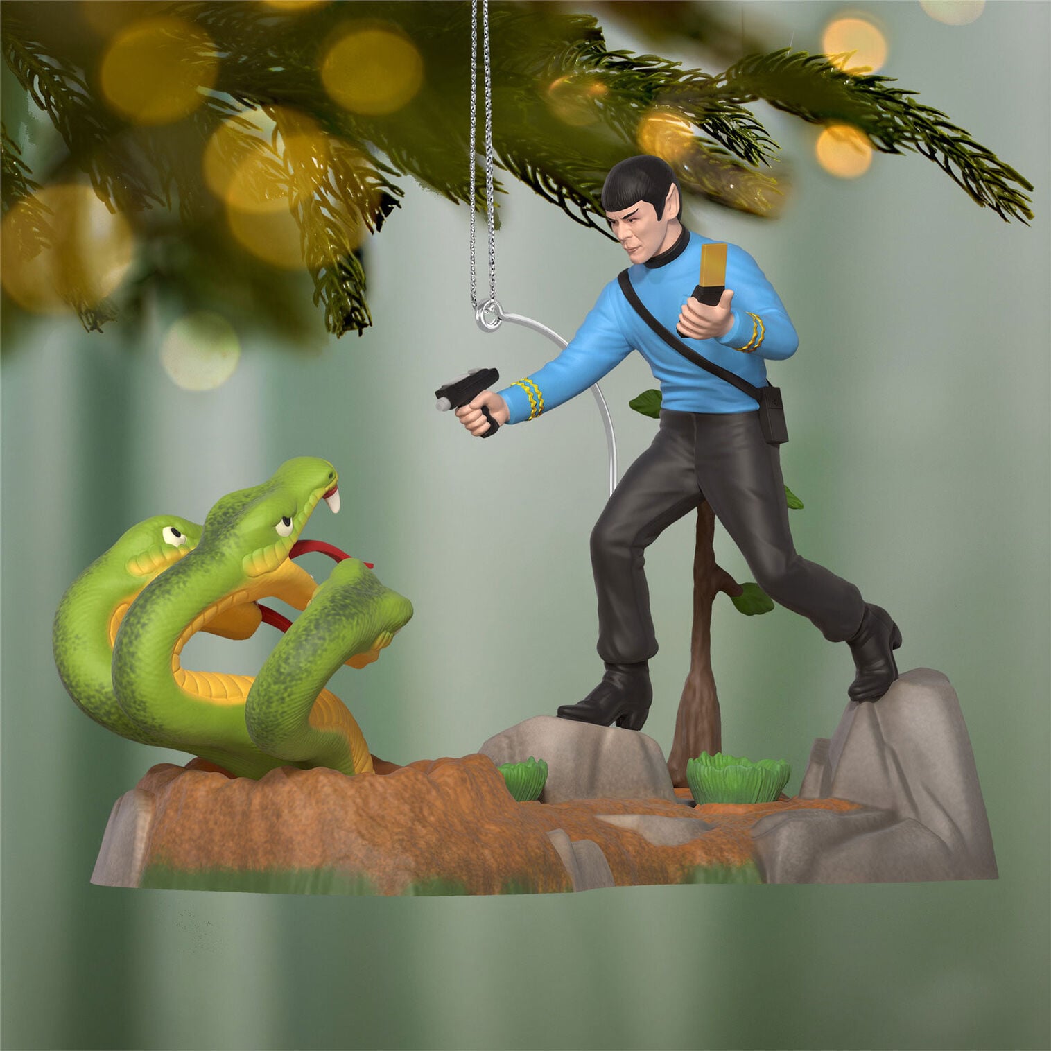 Star Trek Spock With Monster Keepsake Ornament