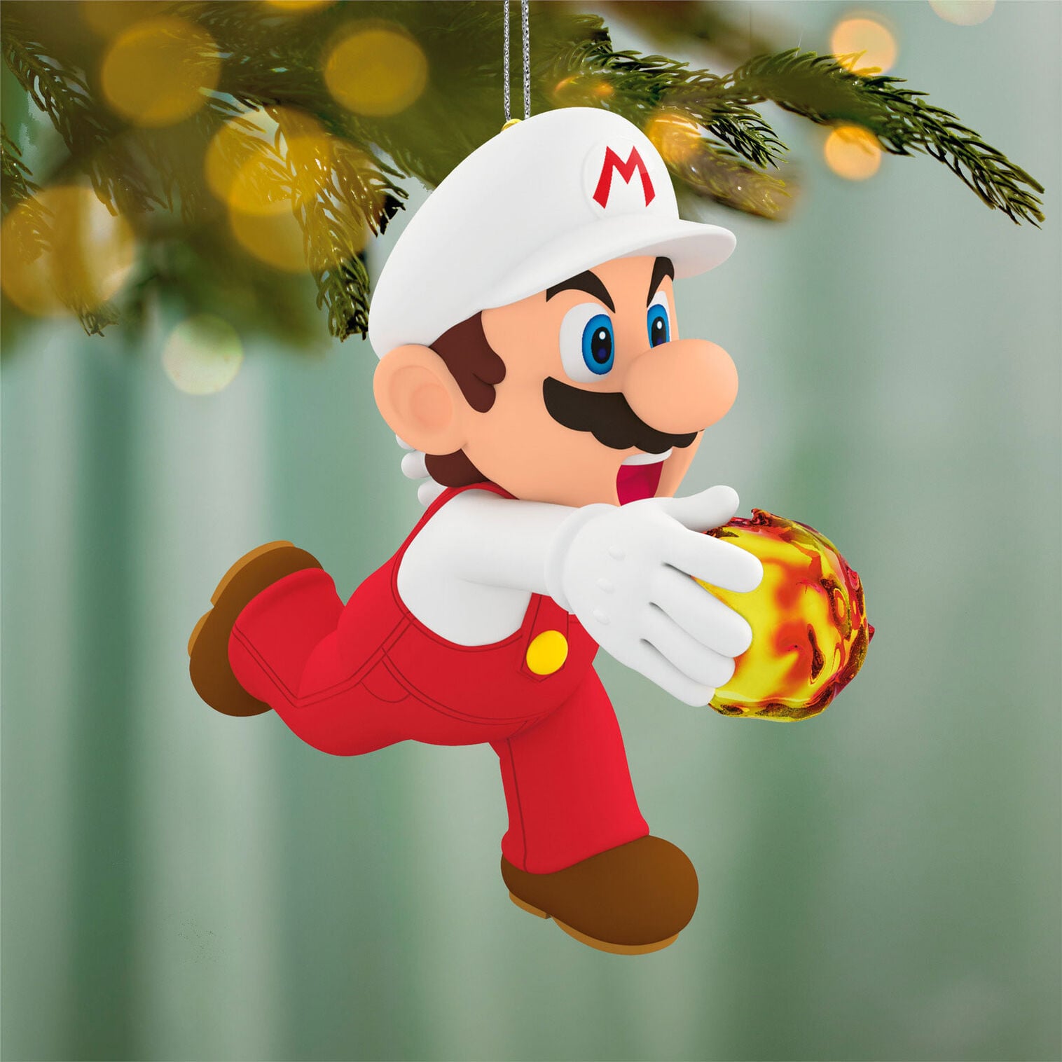 Super Mario Fire Mario Keepsake Ornament