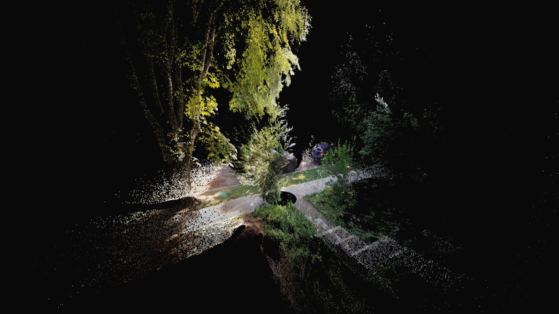 Prove You're Human still of a glitched out environment.