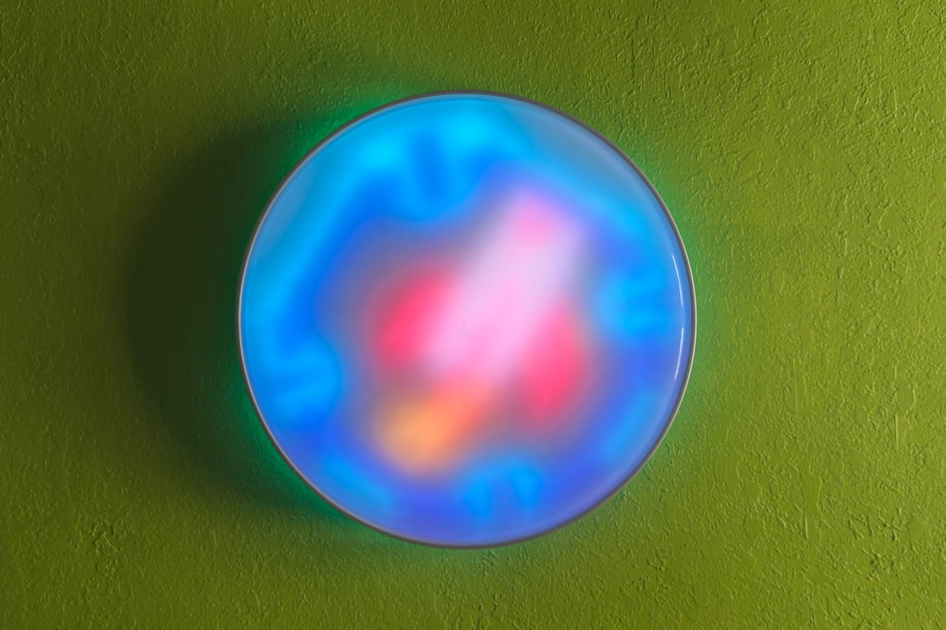 Govee Ceiling Light Ultra showing a fuzzy image of a rocket.