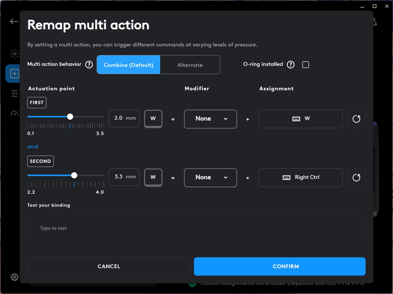 Logitech G App Keyboard Remapping 3