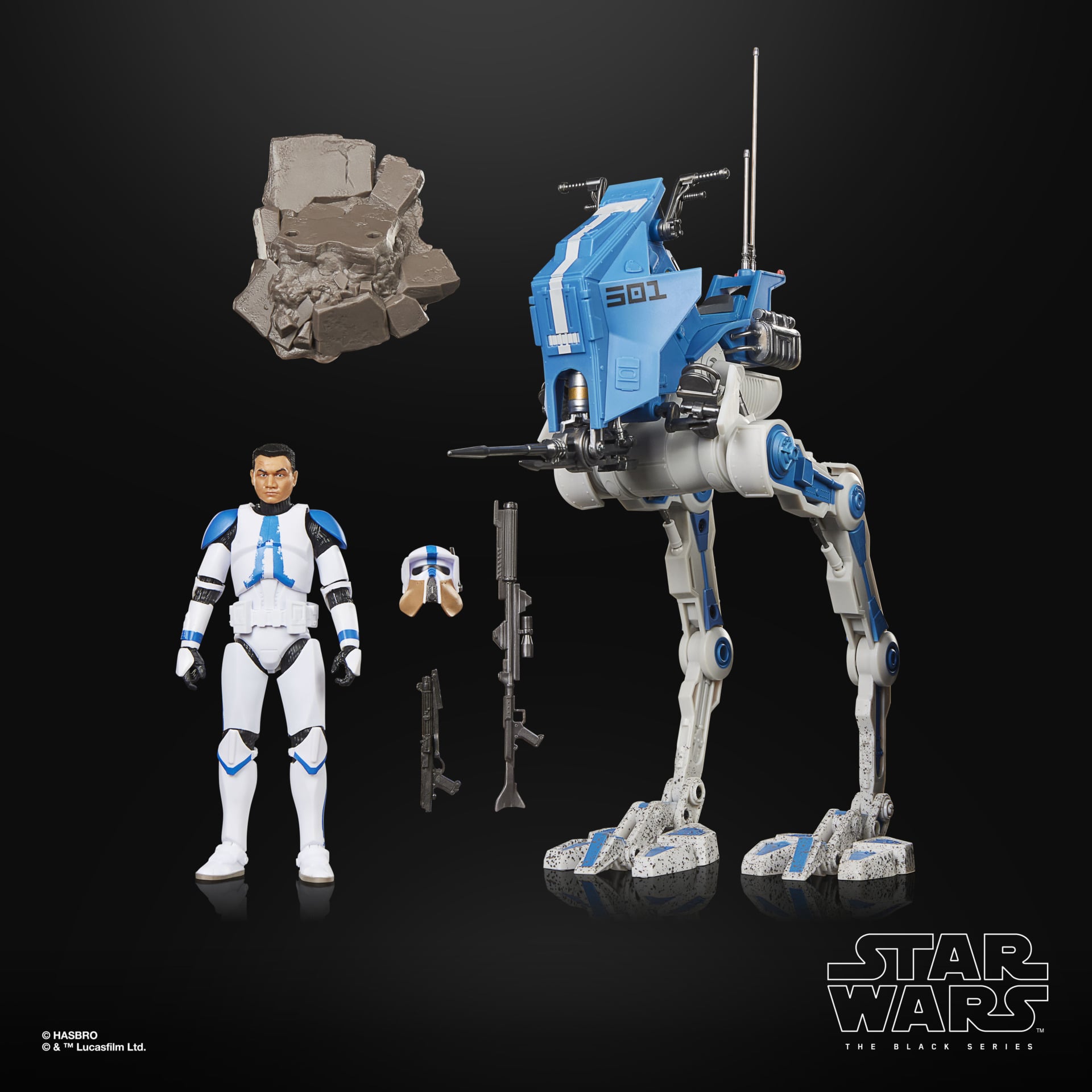 Star Wars The Black Series Arf Trooper (501st) & At Rt (7)