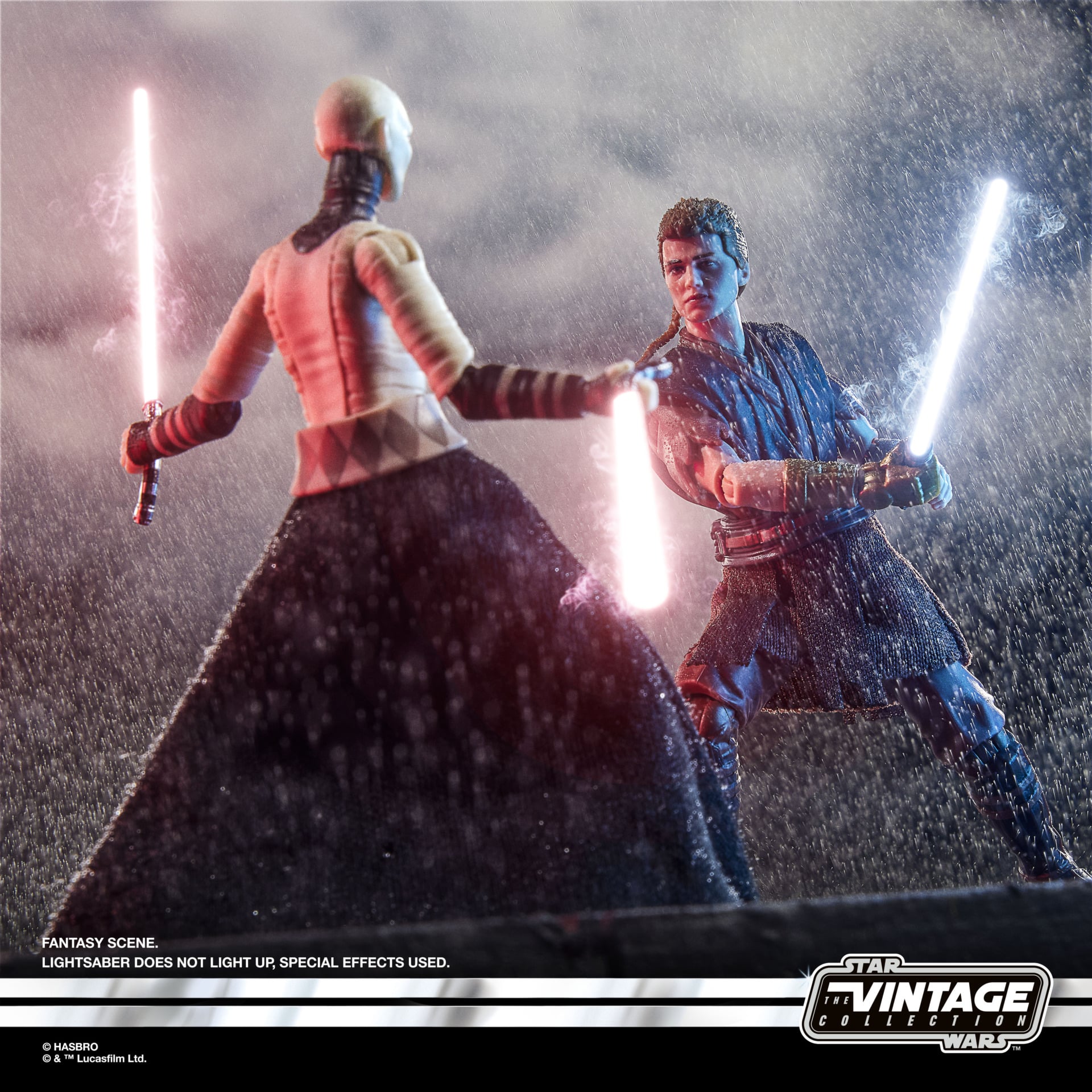 Star Wars The Vintage Collection Anakin Skywalker & Asajj Ventress (2)