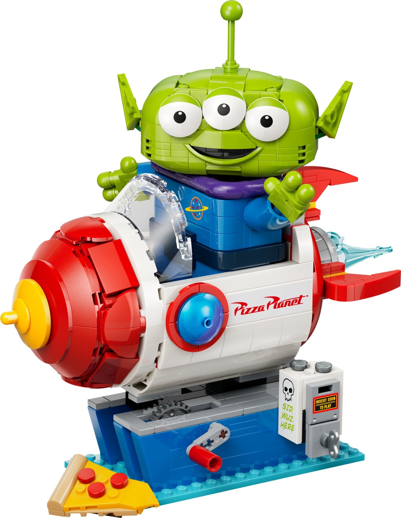 Lego Toy Story Alien With Pizza Planet Rocket Ride