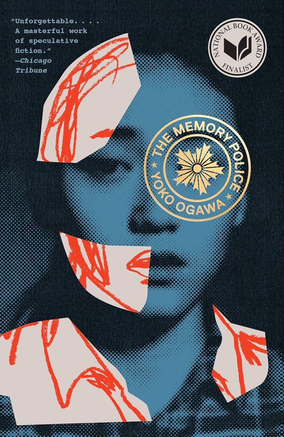 Book cover of The Memory Police by Yoko Ogawa.